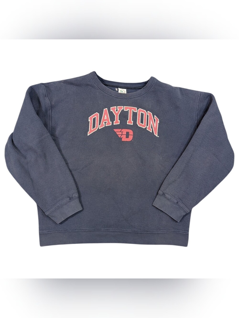 Dayton Flyers Vintage Collegiate Crewneck Sweater Delta tag 2XL Baggy Boxy
